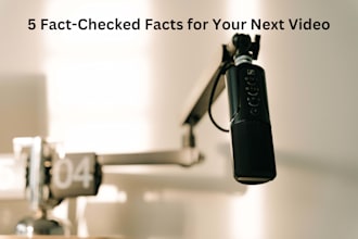 research 5 facts for your youtube video or podcast