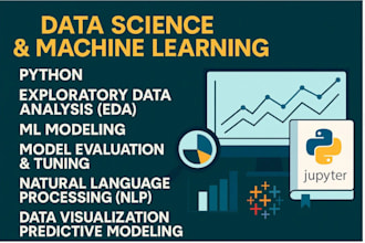 do data cleaning, visualization and machine learning project in jupyter notebook