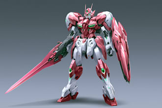 do mecha robot gundam illustrations