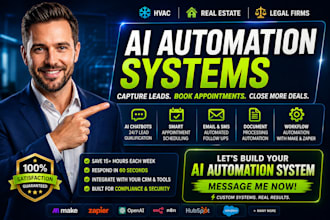 build ai automation systems for your hvac, real estate, legal firm in 24 hours