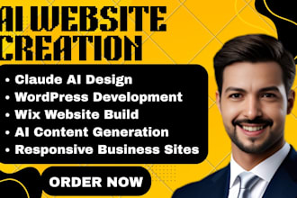 ai claude wordpress wix website ai website content generation claude higgsfield