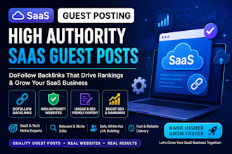 publish saas guest posts on saas blogs with dofollow backlinks