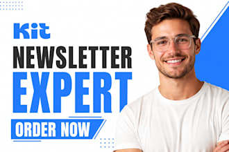 kit landing page setup convertkit newsletter convertkit email marketing expert