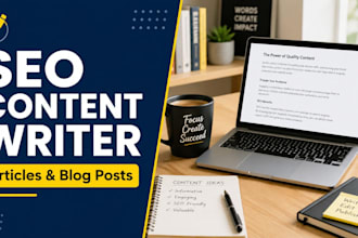 write high ranking SEO blog posts and articles