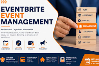 plan and manage your events on eventbrite