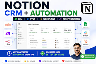 build notion automation CRM sync and workflow integrations