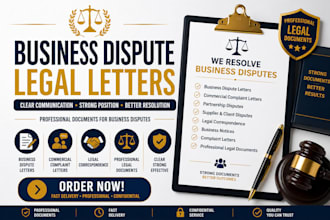 draft business dispute letter commercial complaint and legal correspondence
