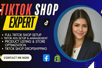 setup tiktok shop instagram fb shop ads shopify marketing ads manager