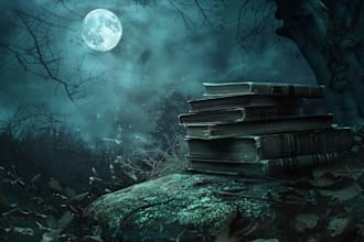 design horror book cover, ebook cover and kdp cover