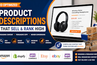 write SEO product descriptions for ecommerce stores