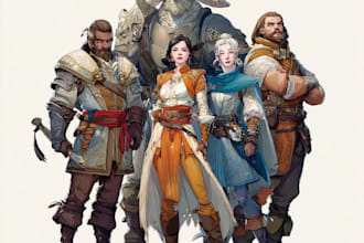 draw your dnd party