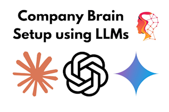 setup company brain using claude, chatgpt, gemini, and other llms or ai agents