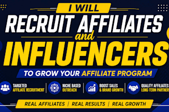 recruit converting affiliate into your affiliate program, mlm leads