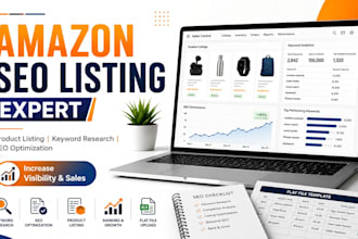 create amazon SEO optimized product listings