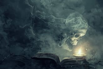 design a premium horror book cover