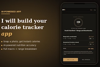 build an ai powered calorie tracker with photo recognition