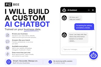 build custom ai chatbot, voice assistant