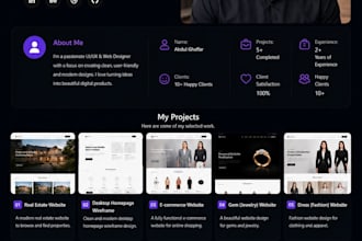 design a modern UI UX in figma