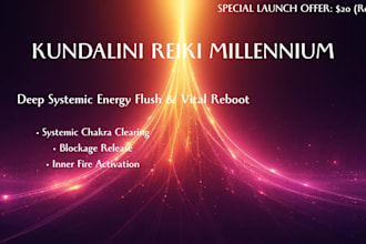perform a powerful distant kundalini reiki healing session