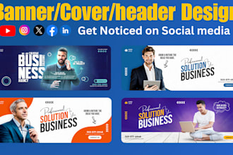design linkedin banner facebook cover twitter x header youtube banner