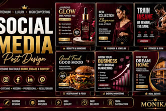 design social media posts