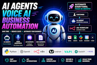 build ai agents, ai voice assistants, n8n automation and business workflo