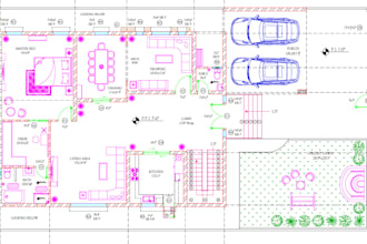 create professional 2d floor plans, elevations and sections