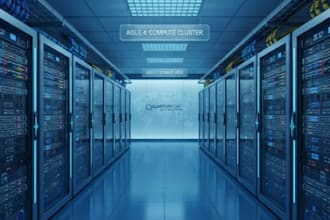design a data center building with 3d visualization and layout