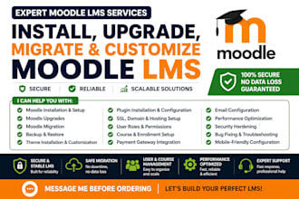 install, upgrade, migrate and customize moodle lms