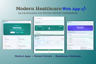 design healthcare CRM, medical UI UX, and patient portals