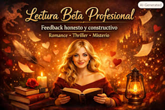 lectora beta sincera, pasión y opinión clara