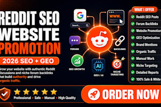 do reddit seo post, forum backlink, for iptv business website link promotion GEO