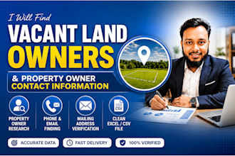 find vacant land owners and property owner contacts