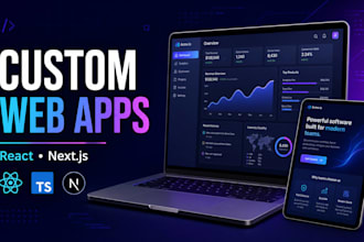 build a responsive custom web application