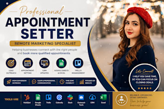 do linkedin and facebook lead generation and appointment setting
