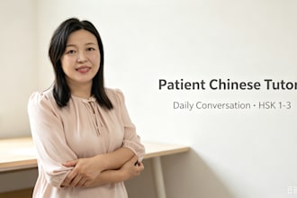 professional  chinese tutor for daily conversation and hsk