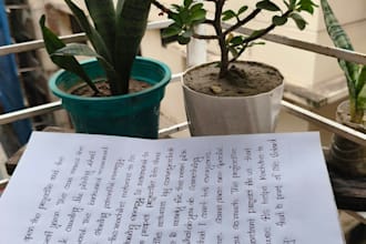 write neat handwritten notes in english and bangla