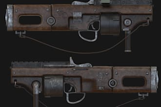 create 3d game ready asset for unreal engine, unity game game character