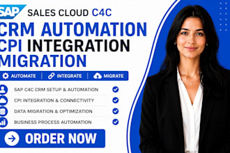 setup sap  sales cloud c4c crm automation cpl  integration  migration