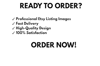 etsy listing images, infographics and mockups
