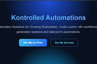 build custom n8n workflows and ai automations