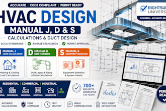 do hvac manal jds for permit as per county using right suite universal software