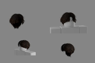 create custom roblox hair models for ugc, games, and avatars