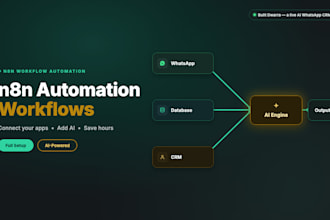 build n8n automation workflows to connect your apps