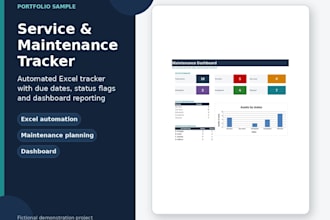 create a custom excel tracker or dashboard