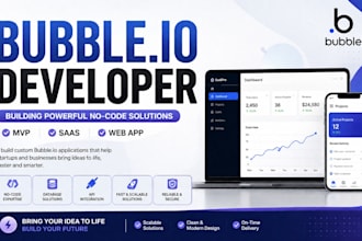 do bubble io website bubble developer bubble mvp build bubble saas app