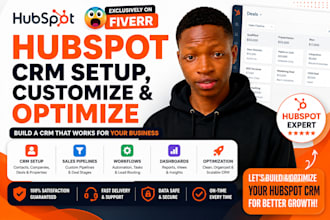 setup, hubspot customized and hubspot optimized CRM