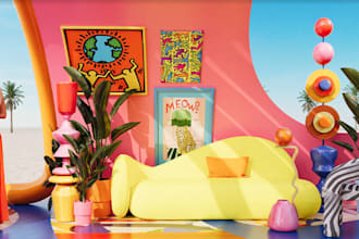 design functional 3d kids playroom, nursery for kids development by montessori