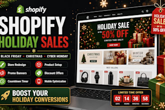 optimize your shopify store for black friday and christmas sales