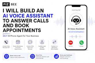 build an ai voice assistant for calls and book appointments